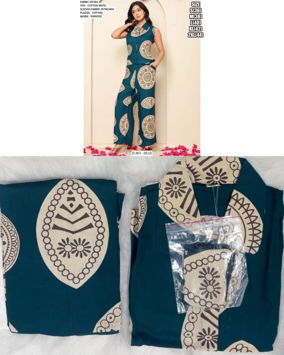 Our Readymade Cotton Dresses, Floral Co-ords And Mirror Work Fusion Sets