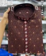 Breathtaking Heavy Silk Jacquard Embroidered Kurta And Pyjama For Men