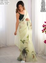 Explore A Collection Of Party Wear Printed Organza Sarees At Ethnicrang