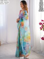 Explore A Collection Of Party Wear Printed Organza Sarees At Ethnicrang