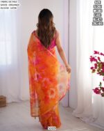 Explore A Collection Of Party Wear Printed Organza Sarees At Ethnicrang