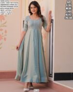 Fashionable Design And Fully Stitch Readymade Traditional Wear Gown Collection