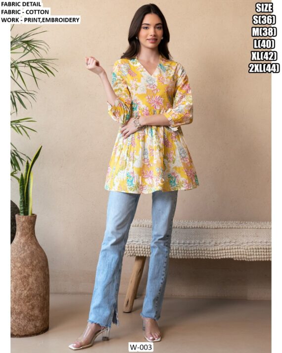 Our New Launching Designer Summer Special Tunic Style Top Collection