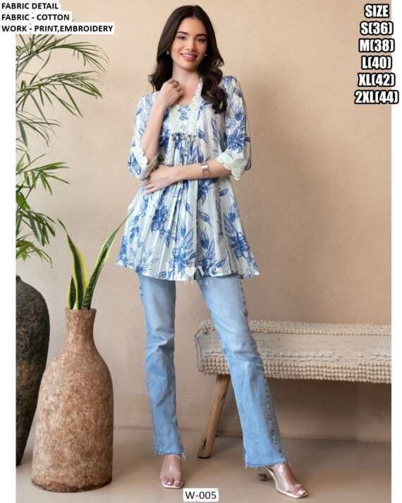 Our New Launching Designer Summer Special Tunic Style Top Collection