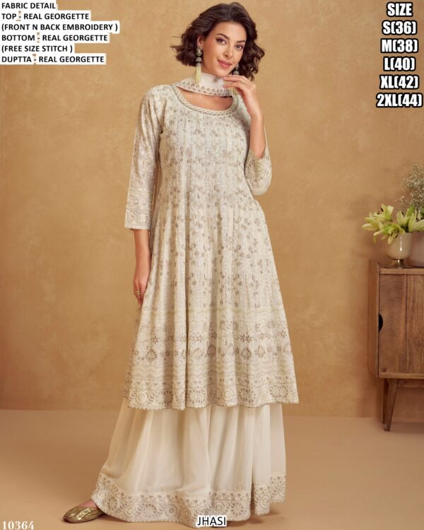 Get Ready To Make A Attractive Look With This Stunning Set Of Three Readymade Salwar Suits