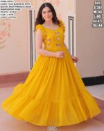 Butterfly Designer Faux Blooming Festive Wear Gown Collection 2025