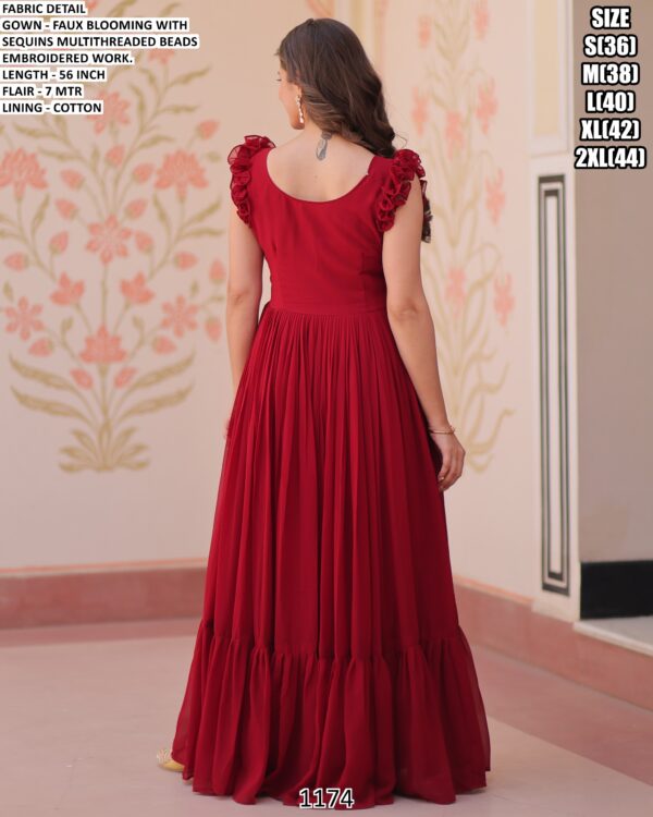Butterfly Designer Faux Blooming Festive Wear Gown Collection 2025
