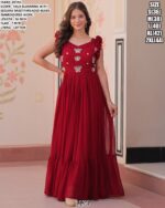Butterfly Designer Faux Blooming Festive Wear Gown Collection 2025