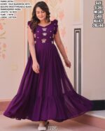 Butterfly Designer Faux Blooming Festive Wear Gown Collection 2025