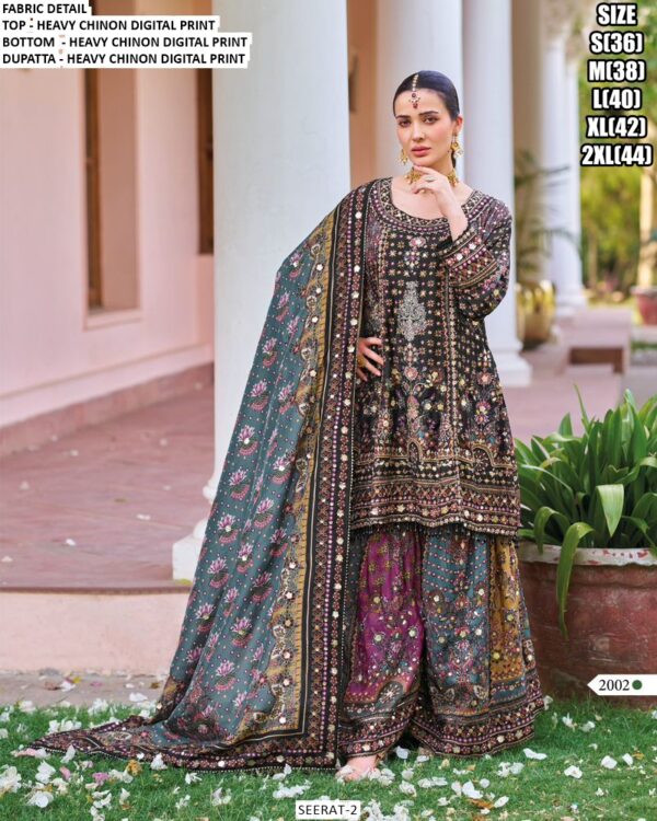 Heavy Designer Wedding Wear Readymade Pakistani Sharara Suits