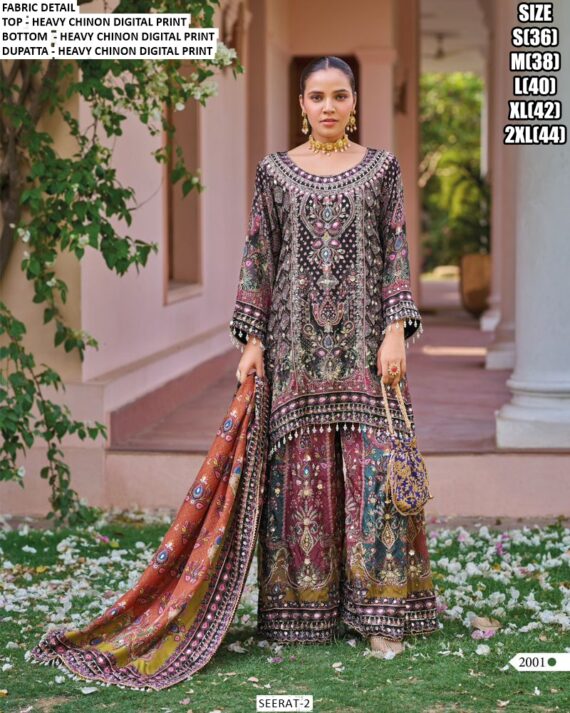 Heavy Designer Wedding Wear Readymade Pakistani Sharara Suits