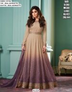 Party Wear Zigzag Designer Amazing Real Georgette Heavy Gown With Dupatta