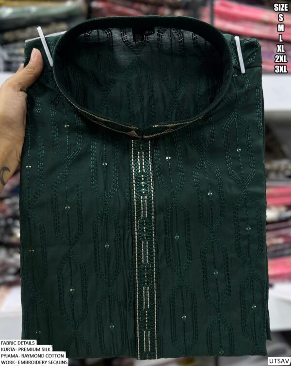 Men's New Exclusive Festival Wear Kurta And Pyjama Set - Perfect Ethnic Outfit!