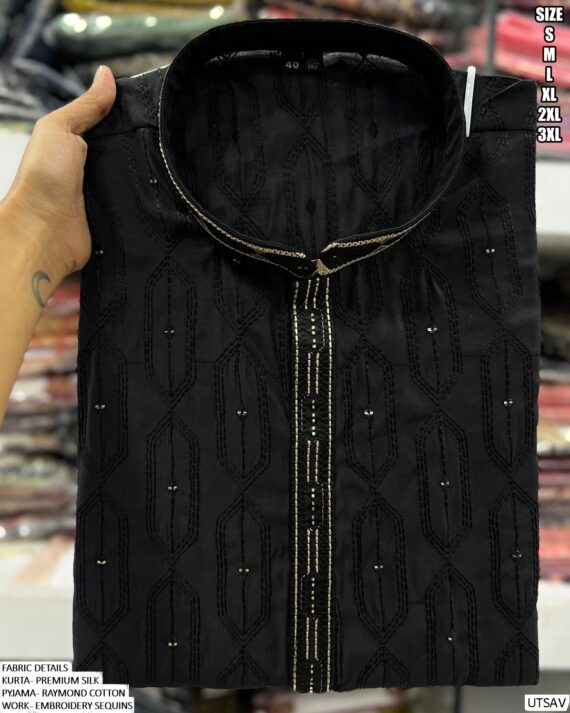 Men's New Exclusive Festival Wear Kurta And Pyjama Set - Perfect Ethnic Outfit!