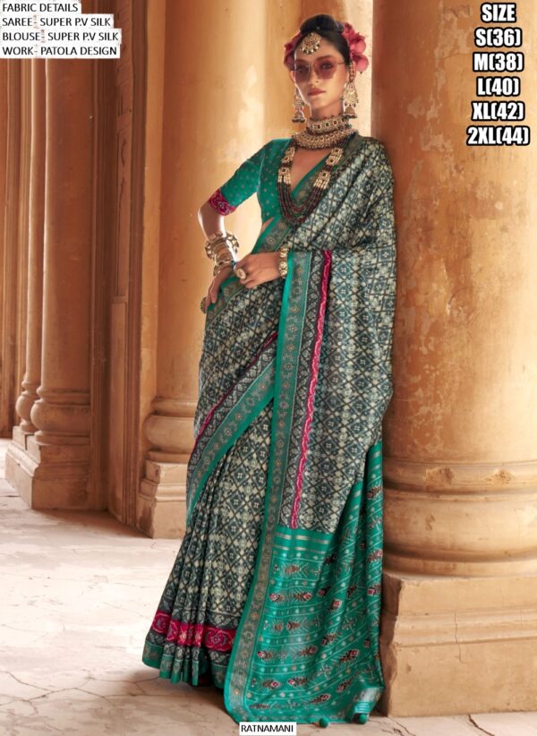 Adorn Yourself With The Best Festival Wear Heavy Patola Silk Sarees