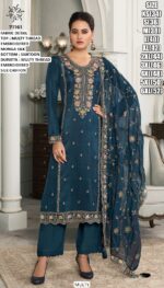 Get Ready To Shine In Festivals With These Multi Floral Designer Salwar Suits