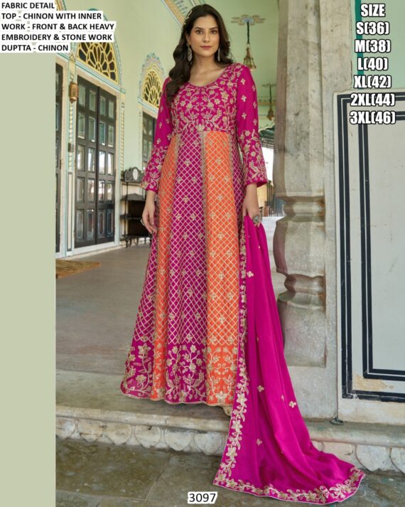 Introducing The Sets Of Two Readymade Wedding Outfits (Gown And Indo-Western)