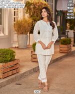 Achieve The Perfect Look With Our Schiffli Co-ord Sets In Two Beautiful Colours!