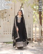 Faux Blooming Ethnic Style Fully Stitch Gown With Dupatta, Perfect For Wear In Weddings