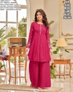 Launching Exquisite Embroidered Co-ord Sets In Pure Mul Chanderi Fabric