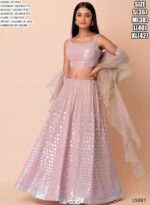 Beautiful Designer Cocktail Party Wear Georgette Lehenga Choli With Dupatta