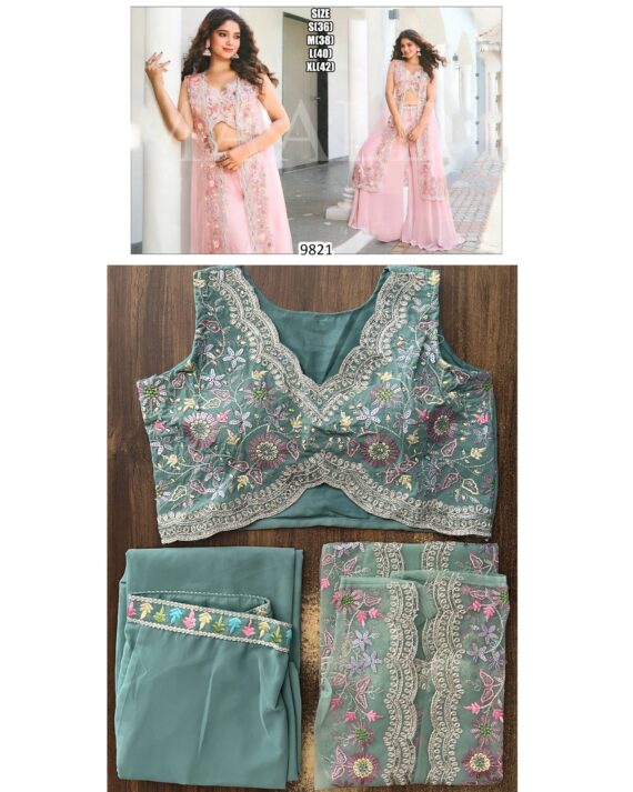 Turn Heads This Festive Season With Our Exclusive Designer Indo-Western Outfits