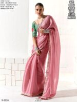 Make A Impression In Occasions With Our Tissue Based Heavy Designer Party Wear Saree Collection