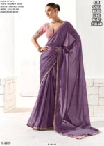 Make A Impression In Occasions With Our Tissue Based Heavy Designer Party Wear Saree Collection