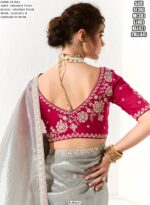 Make A Impression In Occasions With Our Tissue Based Heavy Designer Party Wear Saree Collection