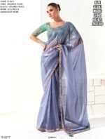 Make A Impression In Occasions With Our Tissue Based Heavy Designer Party Wear Saree Collection