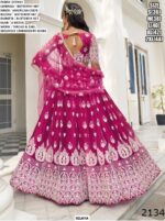 Reception Party And Engagement Wear Heavy Designer Butterfly Net Lehenga Choli