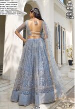 Reception Party And Engagement Wear Heavy Designer Butterfly Net Lehenga Choli