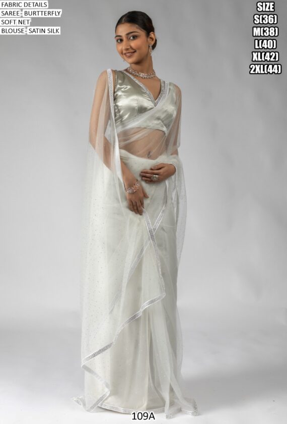 We Are Launching Ready To Wear Soft Butterfly Net Sarees - Glamour Meets Comfort