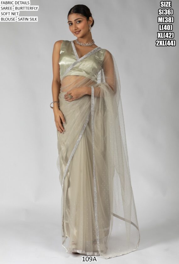 We Are Launching Ready To Wear Soft Butterfly Net Sarees - Glamour Meets Comfort