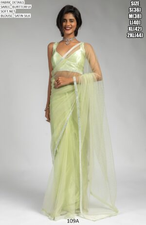 We Are Launching Ready To Wear Soft Butterfly Net Sarees - Glamour Meets Comfort