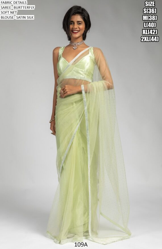 We Are Launching Ready To Wear Soft Butterfly Net Sarees - Glamour Meets Comfort