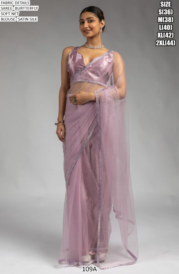 We Are Launching Ready To Wear Soft Butterfly Net Sarees - Glamour Meets Comfort