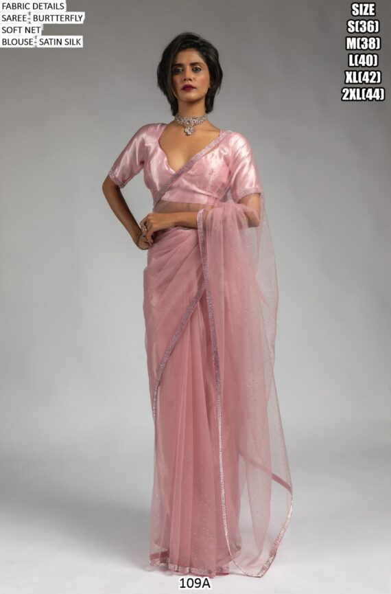 We Are Launching Ready To Wear Soft Butterfly Net Sarees - Glamour Meets Comfort