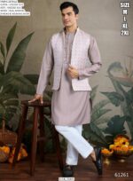 New Exclusive Festive And Party Look Men's Wear Viscose Silk Koti And Kurta Sets