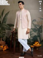 New Exclusive Festive And Party Look Men's Wear Viscose Silk Koti And Kurta Sets