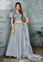 Premium Georgette Party Wear Fancy Crop Top Style Lehenga Choli Collection