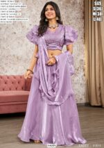 Premium Georgette Party Wear Fancy Crop Top Style Lehenga Choli Collection