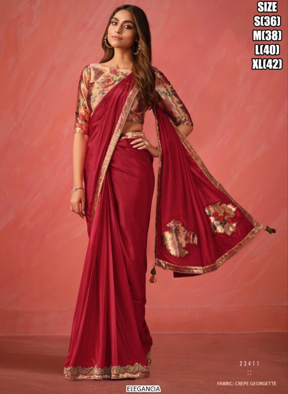 We Have Gorgeous Ready To Wear Sarees In Assorted Designs, Fabrics And Styles