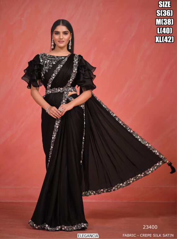 We Have Gorgeous Ready To Wear Sarees In Assorted Designs, Fabrics And Styles