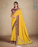 Beautiful, Stylish And Colourful Party Wear And Occasional Wear Un-Stitched Sarees