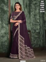 Beautiful, Stylish And Colourful Party Wear And Occasional Wear Un-Stitched Sarees