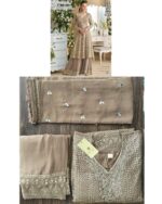 Hand Seroski And Embroidered Designer Readymade Georgette Three Piece Dresses