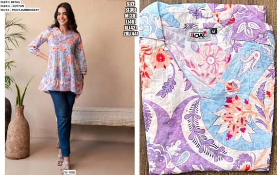 Our New Launching Designer Summer Special Tunic Style Top Collection