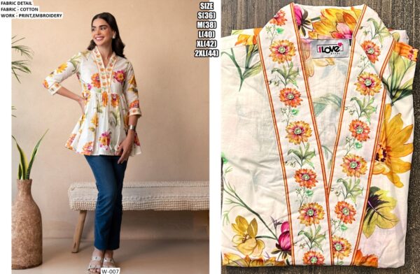 Our New Launching Designer Summer Special Tunic Style Top Collection