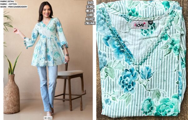 Our New Launching Designer Summer Special Tunic Style Top Collection